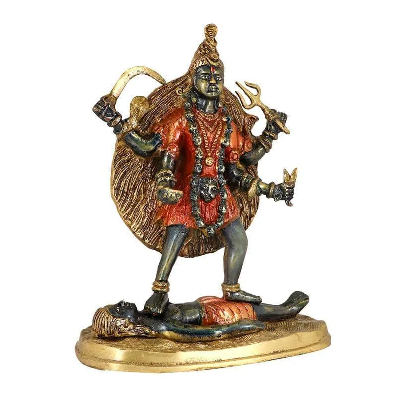 Colourful Kaali Maa Brass Idol media 3