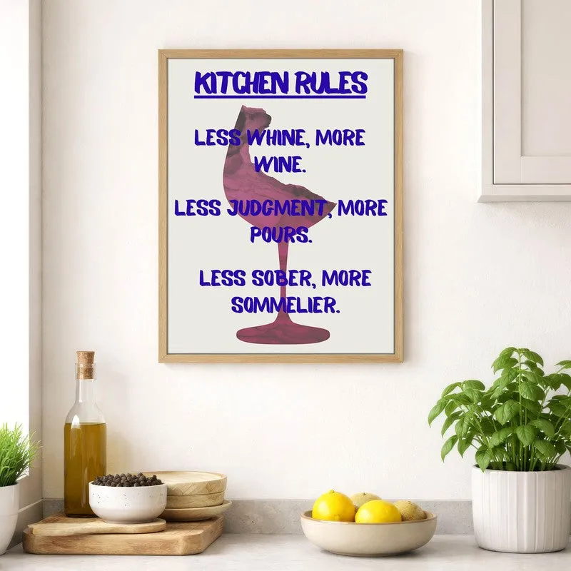 Flavor Font Archival Canvas Wall Art - Brown media 4