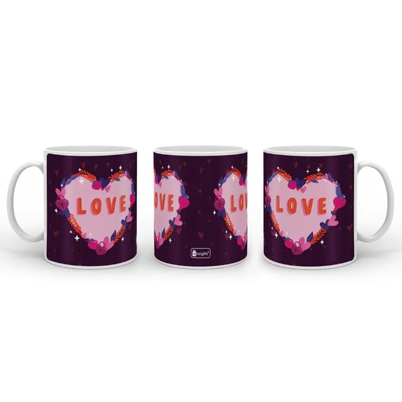 Heart Ballon Cushion Cover & Mug (300 ML) - Two Piece Set media 7