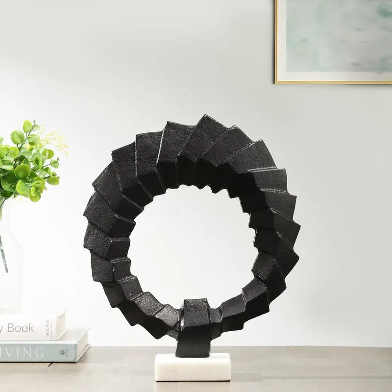 Shadow Wheel Aluminium Showpiece - Black media 1