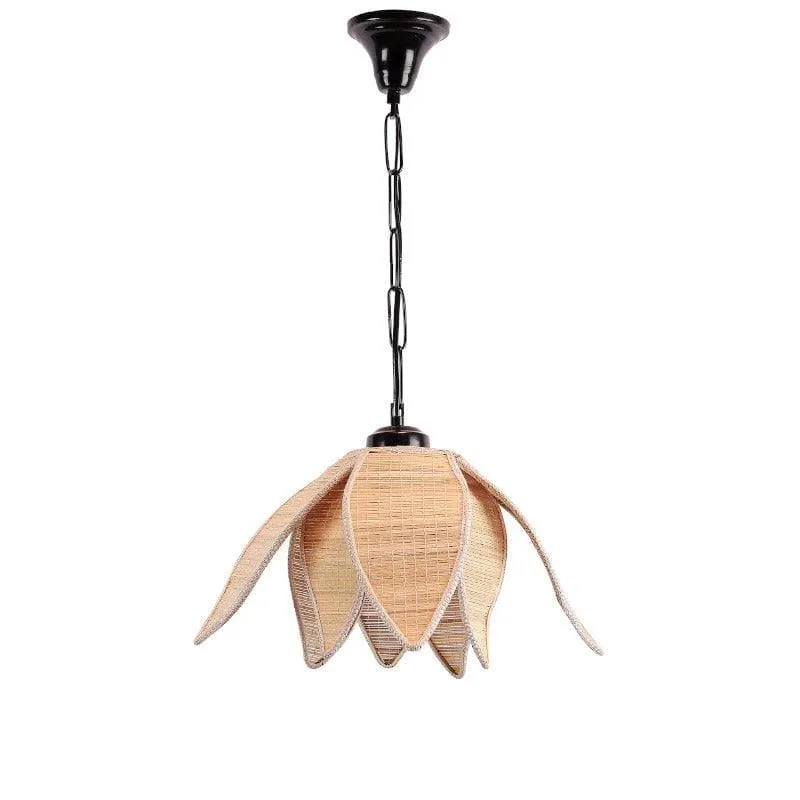 Bloomella Bamboo Petal Ceiling Lamp media 5