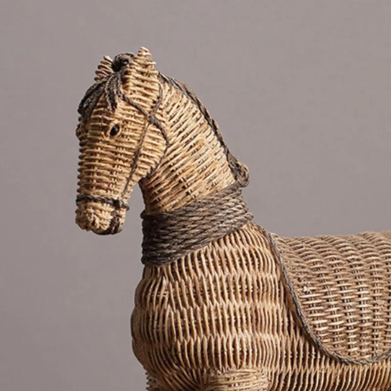 Decorative Horse Showpiece - Brown media 5