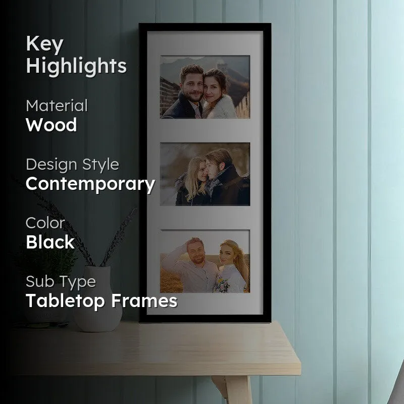Cherish Collage Photo Frame - Black media 2
