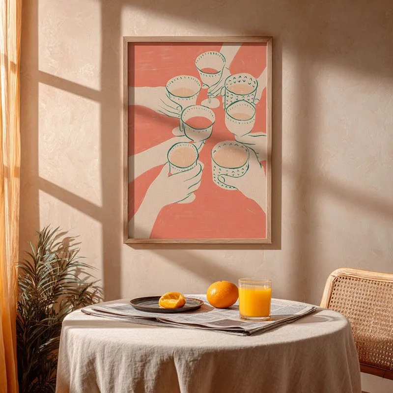Marinara Muse Archival Canvas Wall Art - Brown media 4