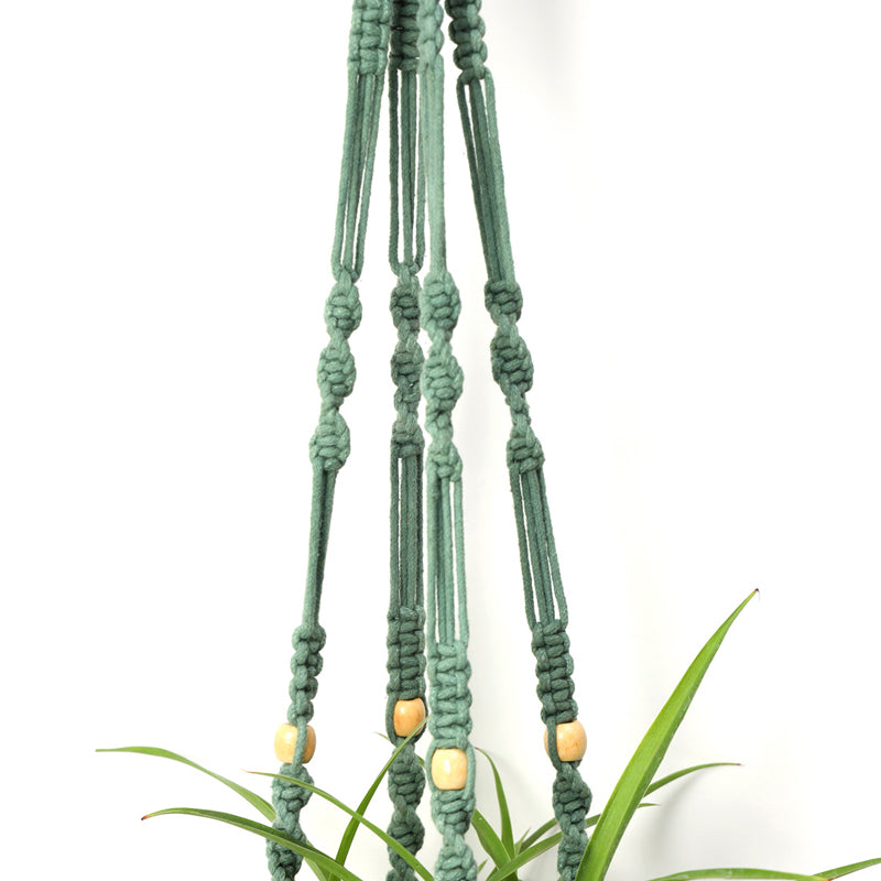 Boheme Botanica Macrame Hanging Planter (Multicolor) - Set Of Four media 6