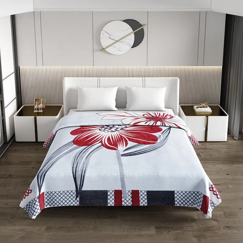 Monte Carlo Crimson Dream Blanket (Blue,Red) - 550 GSM media 3