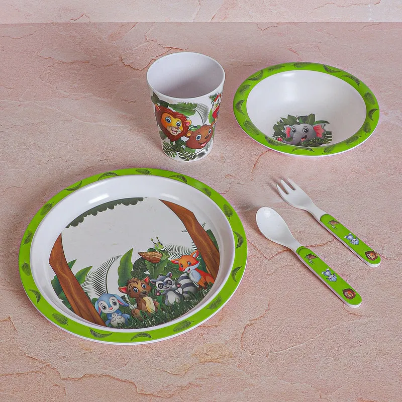 Jungle Mania Kids Dinner Set - Five Piece Set media 4