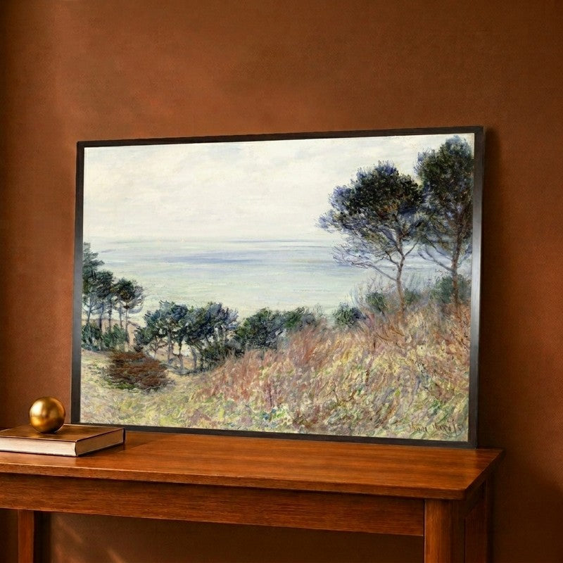 The Coast of Varengeville Canvas Wall Painting - 12 x 9 Inches