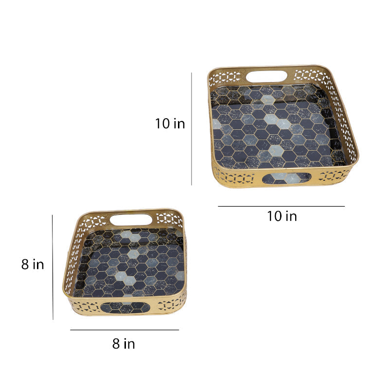 Lio Honeycomb Serving Tray - Set Of Two media 6