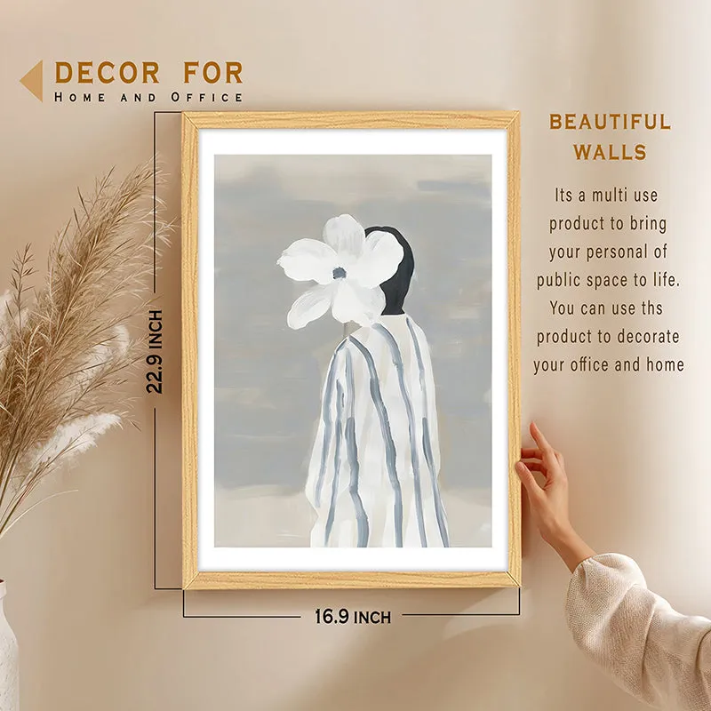 Petal Striped Femme Wall Art media 5