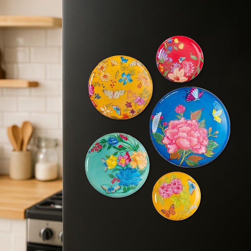Pushpakala Charm Fridge Magnet - Set Of Five media 3