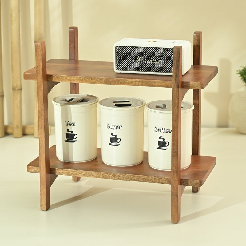 Samvadini Handcrafted Mango Wood Organiser media 3