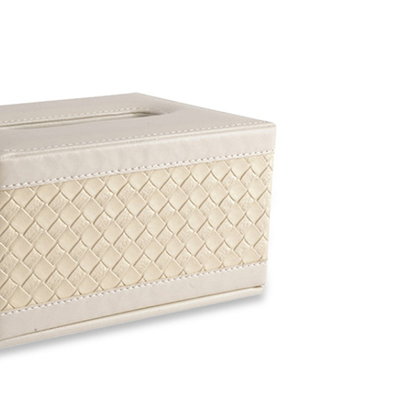 AarviDecor MonoLine Faux Leather Tissue Holder media 7
