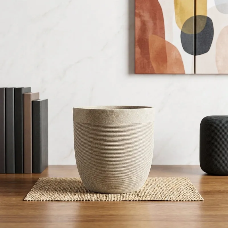 Ugaoo Orbridge Plastic Planter - Grey media 1