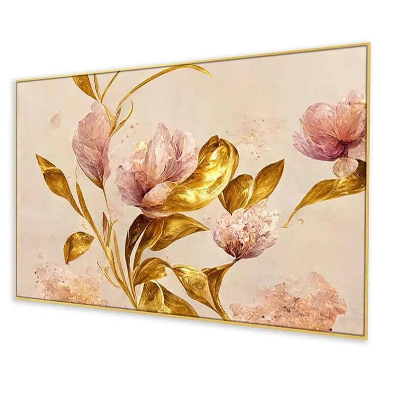 Pastel Tide Canvas Wall Painting With Frame media 5