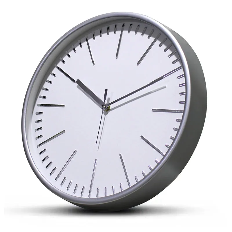 Aestra Analog Wall Clock - Grey, White media 5