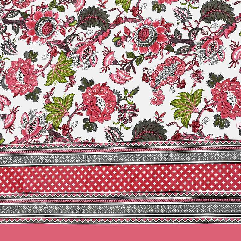 Floral Frenzy Cotton Bedsheet - 180 TC media 5