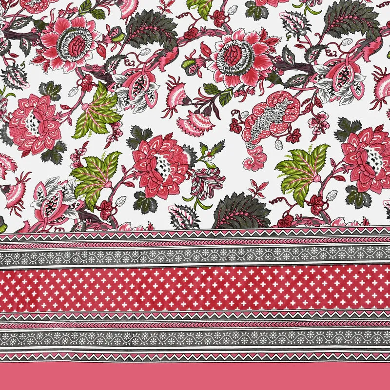 Floral Frenzy Cotton Bedsheet - 180 TC media 5