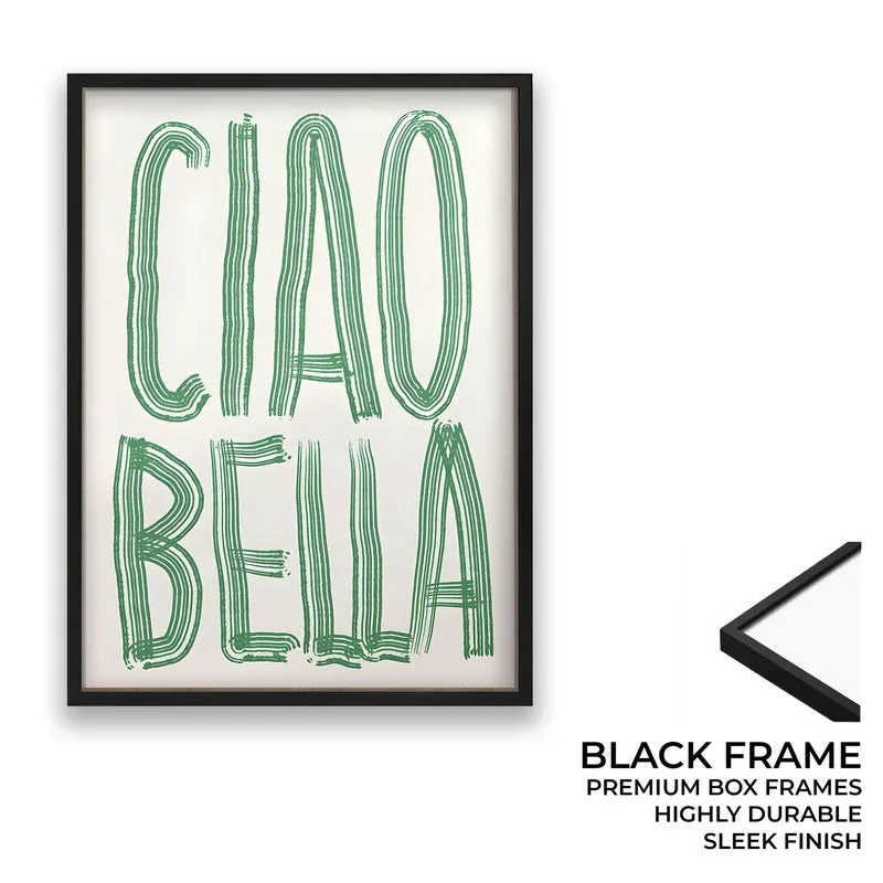Ciao Bella Archival Canvas Wall Art - Black media 8