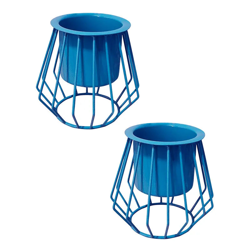 Steela Planter (Blue) - Set Of Two media 3