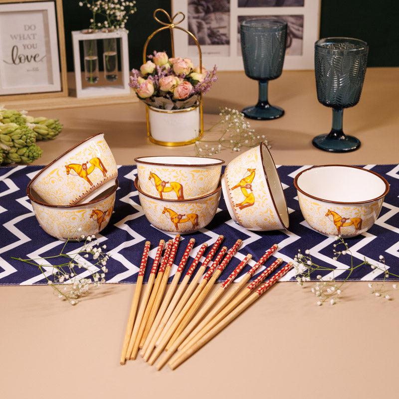 Chetak Ethnic Serving Bowl (300 ML) - Set Of Six media 4