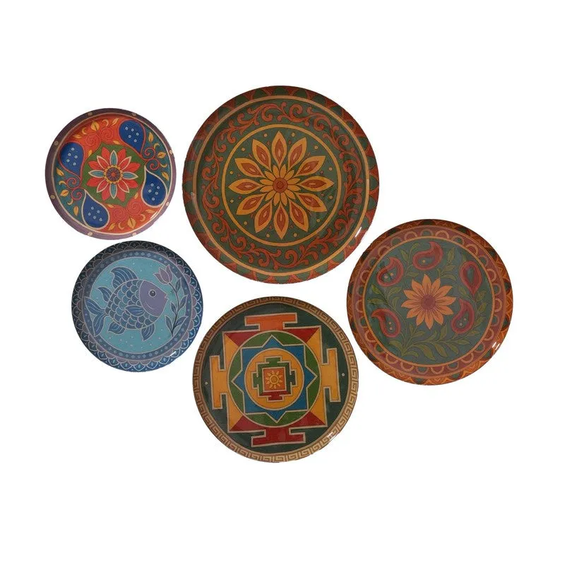 Blooming Bliss Wall Plates - Set of Five media 4