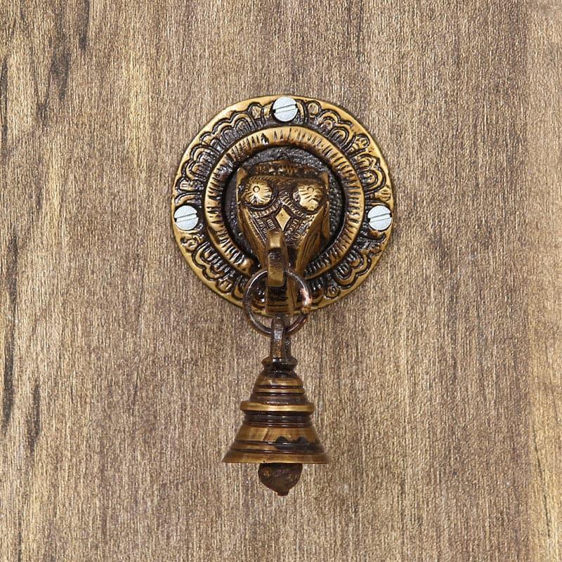 Vinayaka With Bell Brass Wall Accent media 4