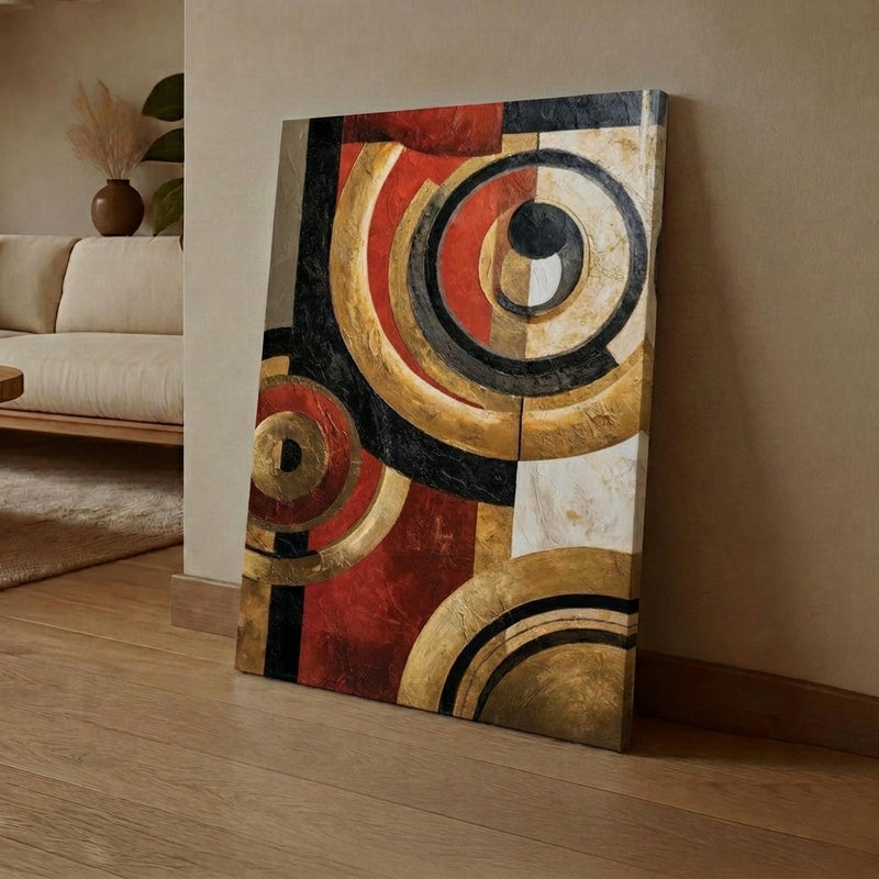 Orbit Curve Canvas Wall Art