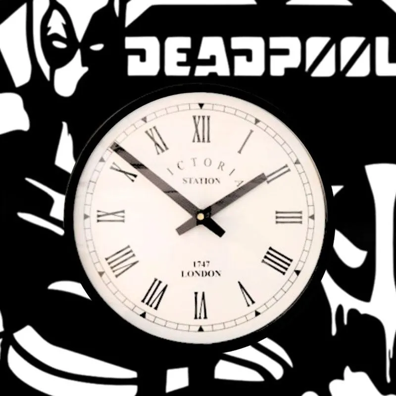 Travel Steel Analog Wall Clock - Black media 5
