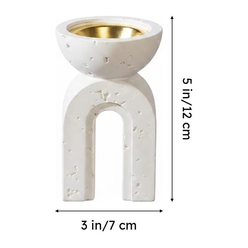 Marta Incense Burner - White media 6