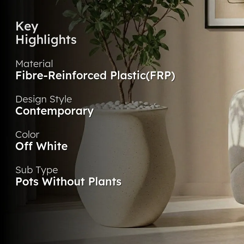 Porcela Floor Planter - Off White media 2