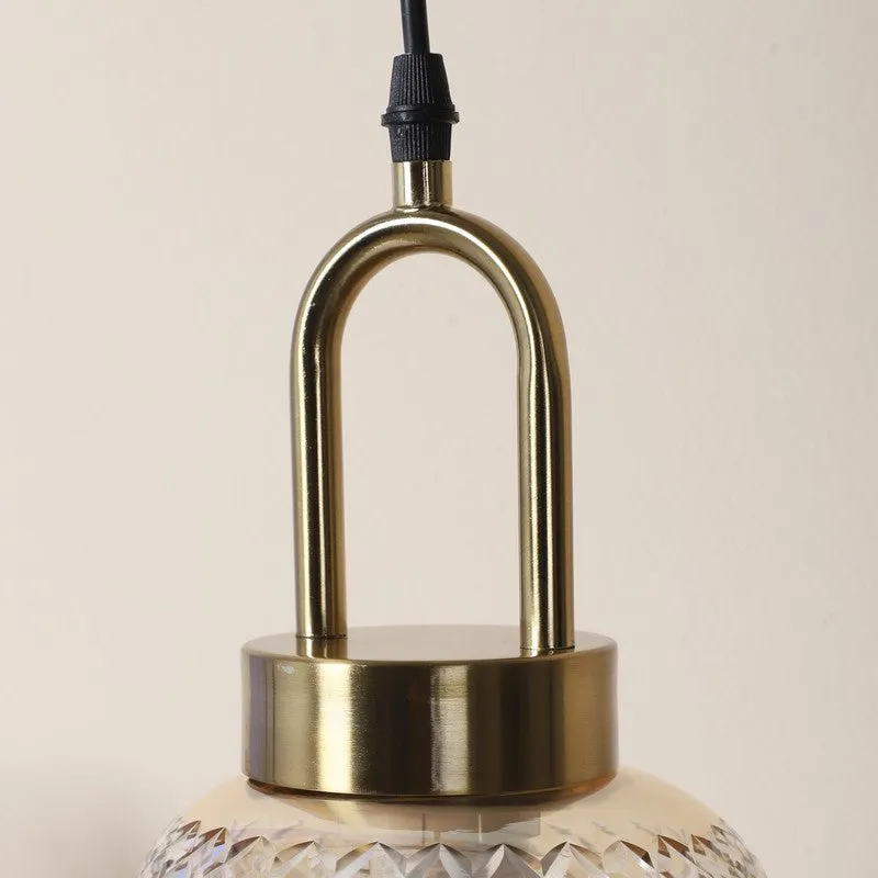 Claret Elegant Glass Pendant Lamp media 6