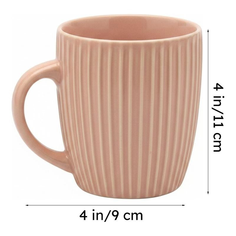 Hipashi-Mug-Pink-Set-Of-Two Ceramic Coffee Mug (300 mL Each) - Set of Two media 6