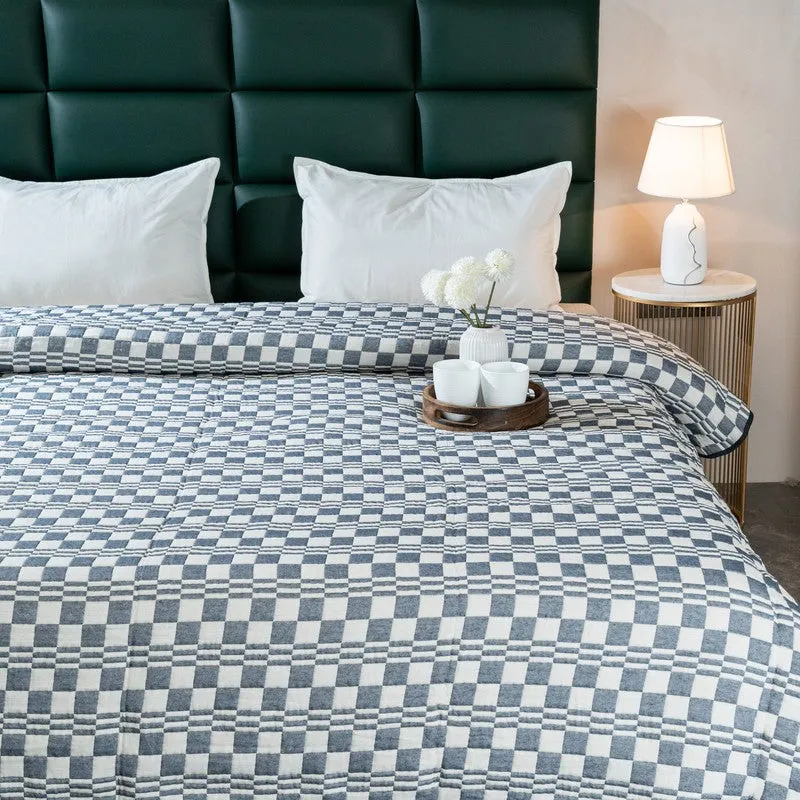 Ivory-Blue DIBBI Design Comforter media 1
