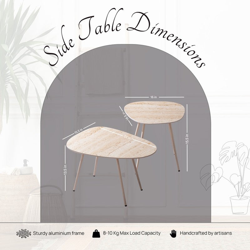 Balance Center Table (Ivory) - Set Of Two media 7
