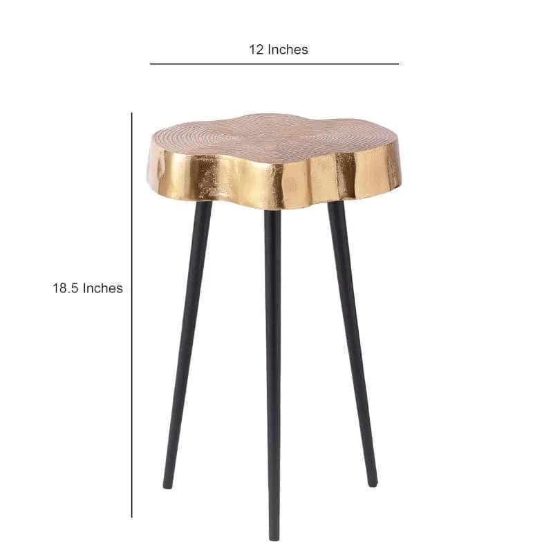 Kora Aluminium Accent Table - Gold media 5