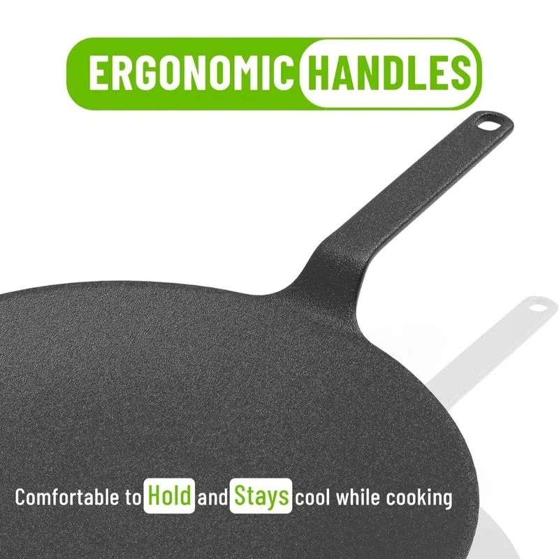 PhulkaEdge Cast Iron Roti Tawa - 26 cm media 8