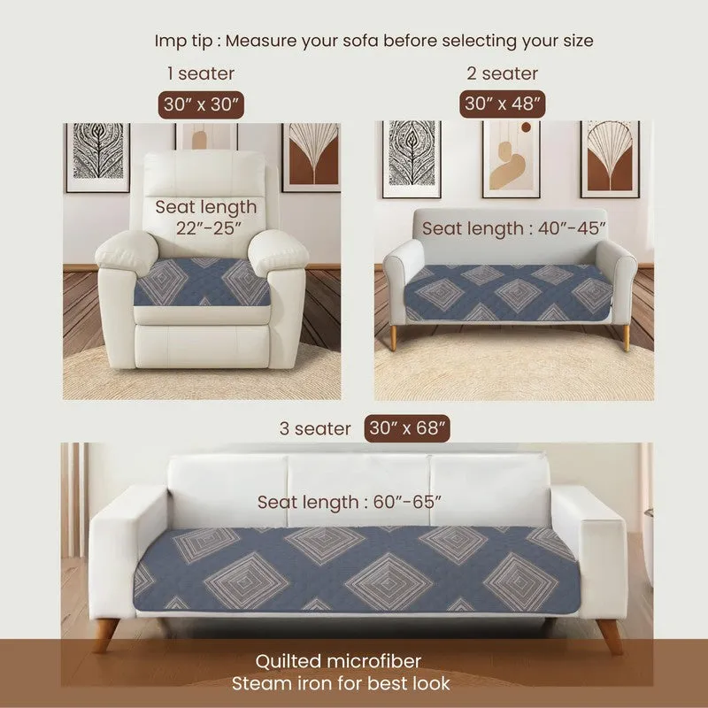Urban Space Geo Chic Sofa Cover - Grey media 8