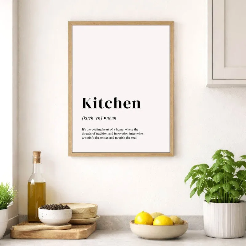MinimalKitchen Archival Canvas Wall Art - Brown media 4