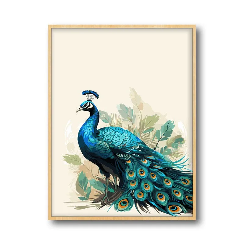 Mayura Lush Archival Paper Wall Art - Natural Brown Frame media 5