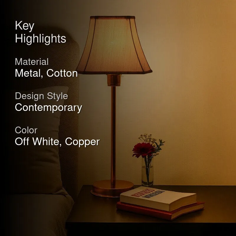 Kavira Relo Metal Table Lamp - OffWhite media 2