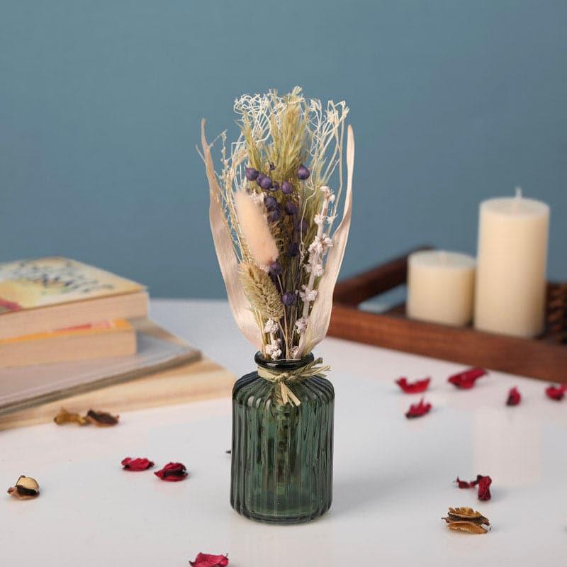Dried Flowers & Leaves · Glass