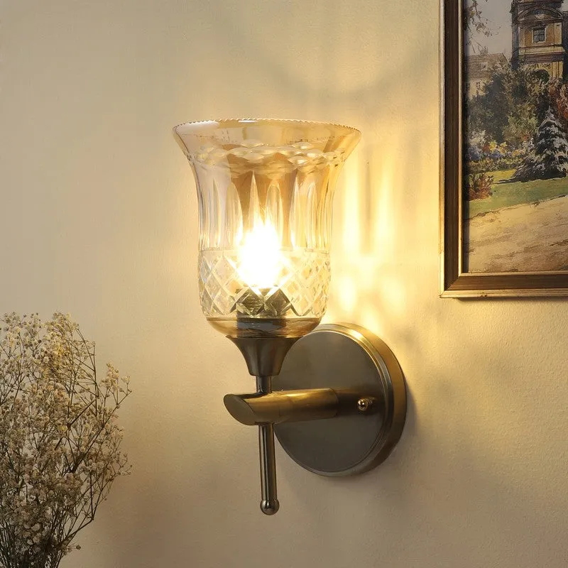 Chalice Elegant Glass Wall Lamp media 1