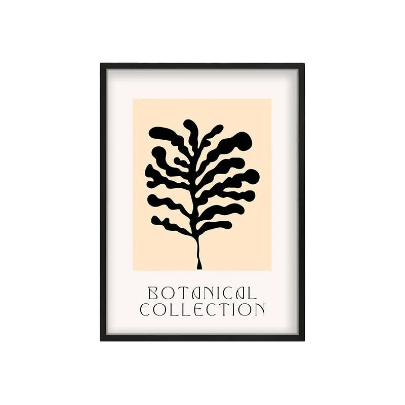 Wild Frond Canvas Wall Painting With Black Frame media 3