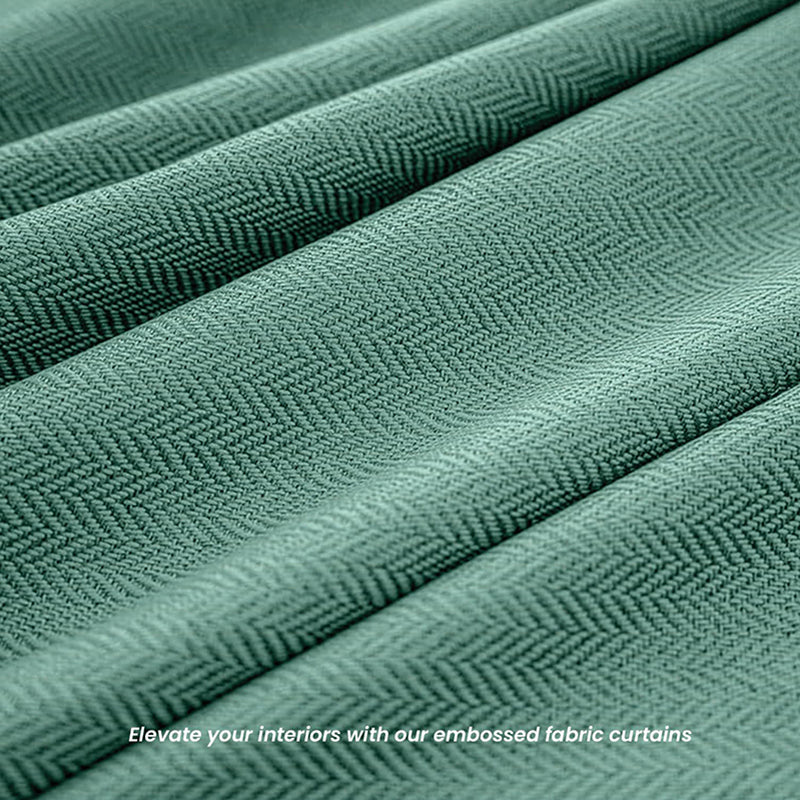 Urban Space Drift Blackout Curtain (Sage Green) - Set Of Two media 3