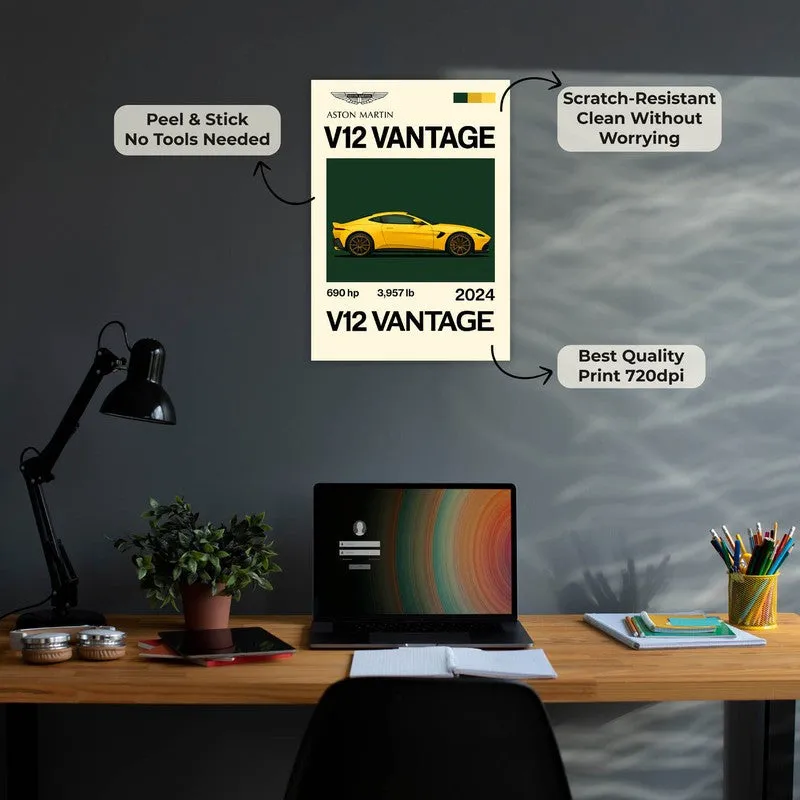 Aston Martin V12 Wall Poster media 6