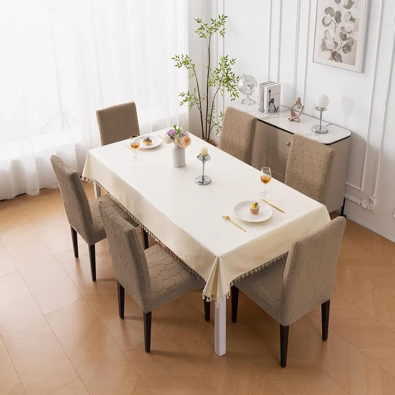 AstraGlow Classic Chair Cover(Beige) - Set Of Six media 1