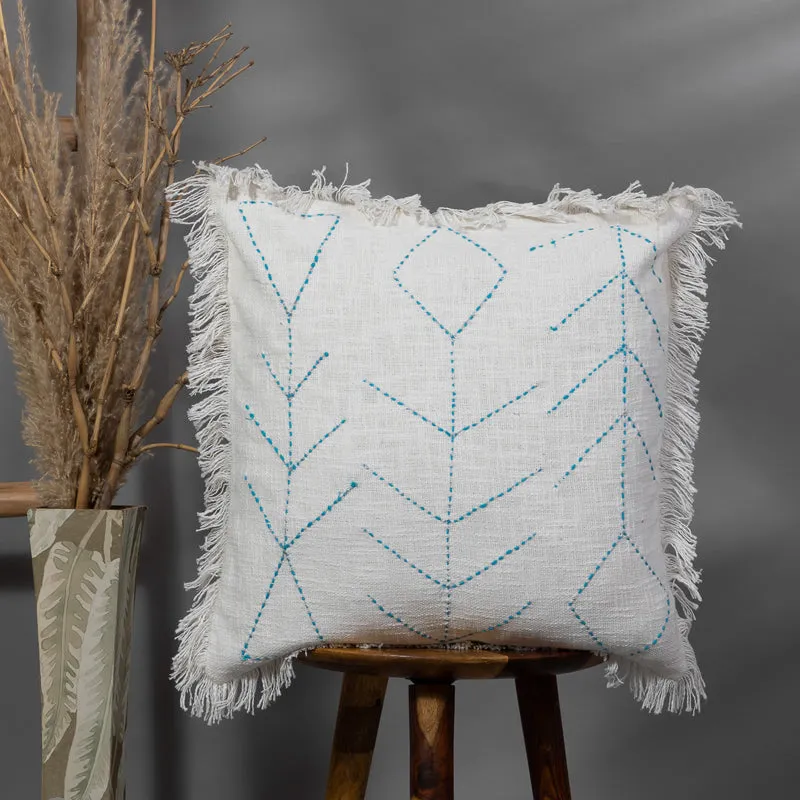 Thread Glyph III Embroidered Cushion Cover media 2