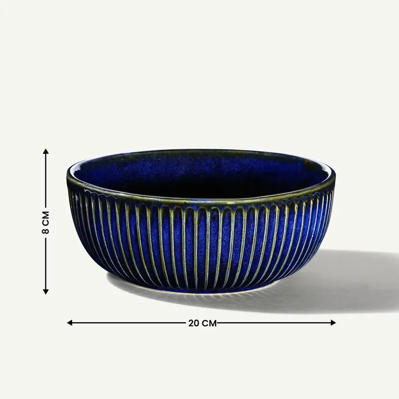 Givara Handmade Serving Bowl - 750 ML media 4