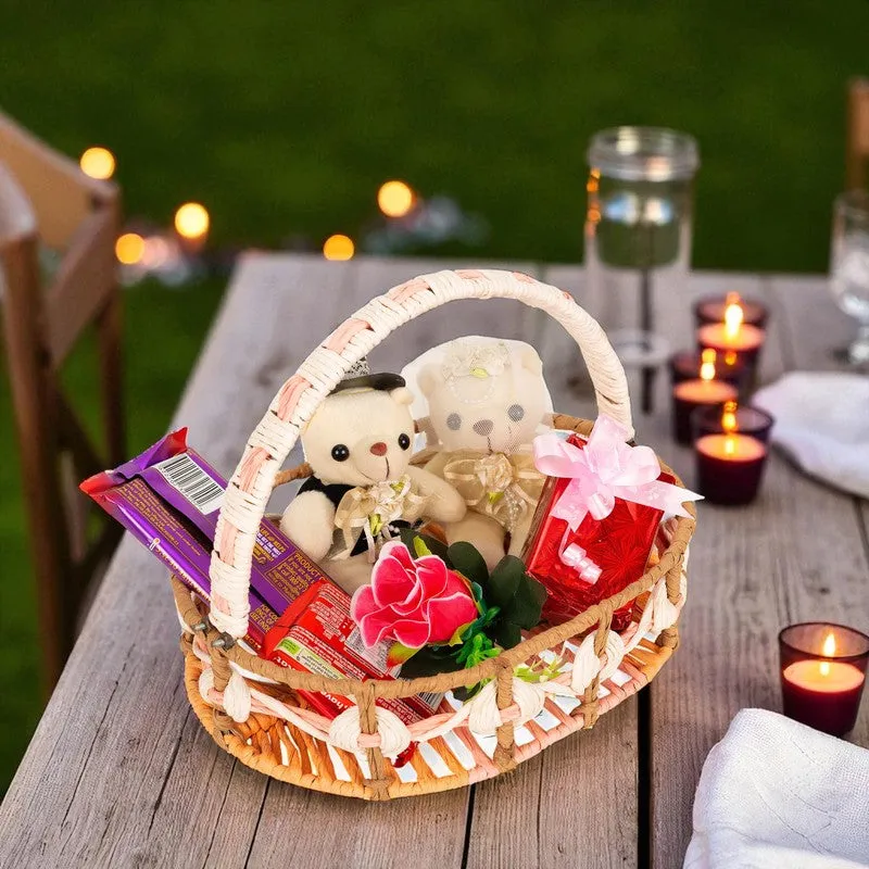 Aurelia (Raffia,Metal) Fruit Basket media 5